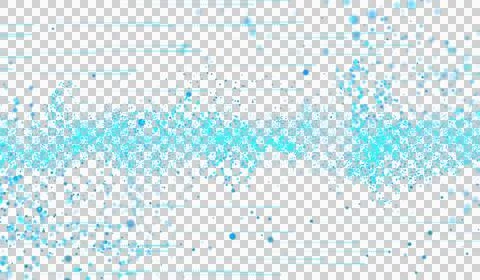 3D abstract digital technology blue light particles wave Stock Illustration