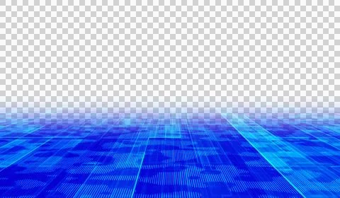 3D abstract digital technology blue light wave 스톡 일러스트