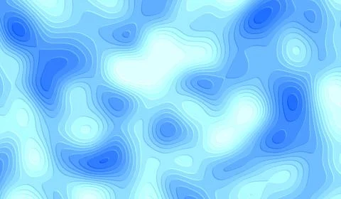 3D abstract digital technology blue liquid on blue background. Stock Illustration