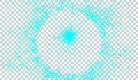 3D abstract digital technology blue light particles wave Stock Illustration