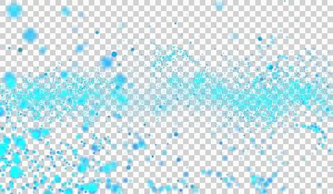 3D abstract digital technology blue light particles wave Stock Illustration