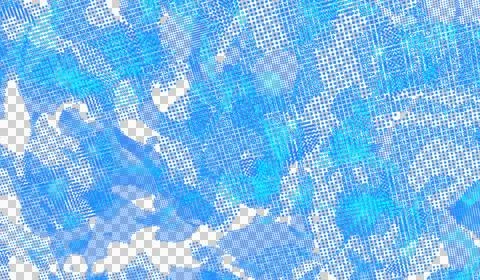 3D abstract digital technology blue light particles wave Stock Illustration