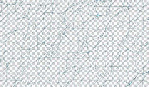 3D abstract digital technology blue light particles wave Stock Illustration