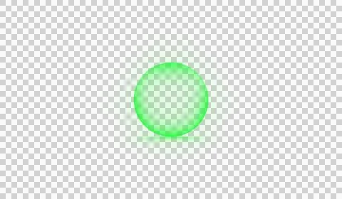 3D abstract digital technology green light Stock Illustration