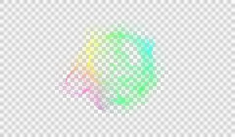 3D abstract digital technology multicolored light particles wave Stock Illustration