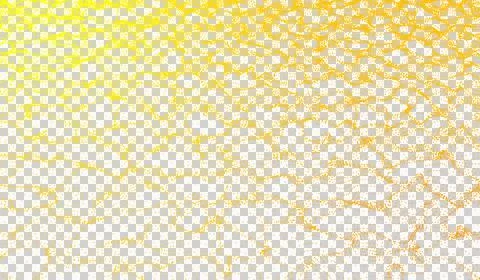 3D abstract digital technology orange light particles wave Illustrazione stock