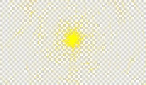 3D abstract digital technology orange light particles wave Stockillustratie