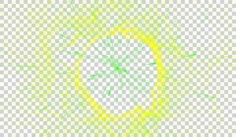 3D abstract digital technology orange light particles wave Illustrazione stock