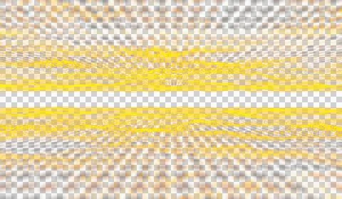 3D abstract digital technology orange light particles wave Illustrazione stock