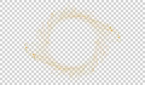 3D abstract digital technology orange light particles wave Stock Illustration