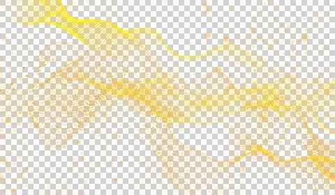 3D abstract digital technology orange light particles wave 스톡 일러스트