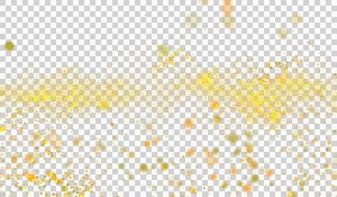 3D abstract digital technology orange light particles wave Stockillustratie