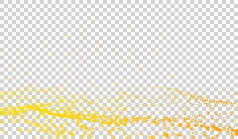 3D abstract digital technology orange light particles wave 스톡 일러스트