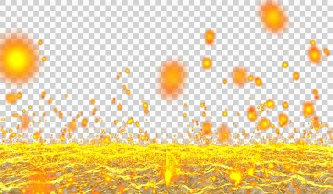 3D abstract digital technology particles network Stock Illustration