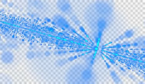 3D abstract digital technology particles network Stock Illustration