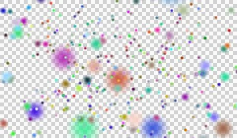 3D abstract digital technology particles network Stock Illustration