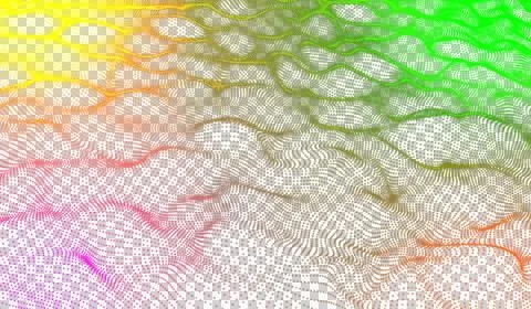 3D abstract digital technology particles network 스톡 일러스트