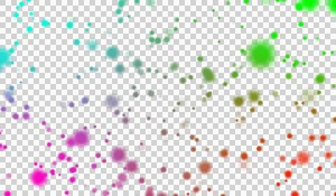 3D abstract digital technology particles network Stockillustratie