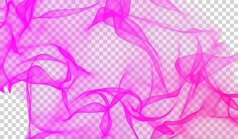 3D abstract digital technology pink light particles wave Stock Illustration