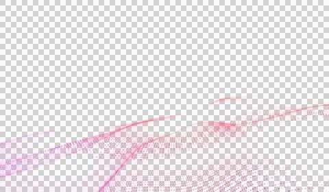 3D abstract digital technology pink light particles wave Illustrazione stock