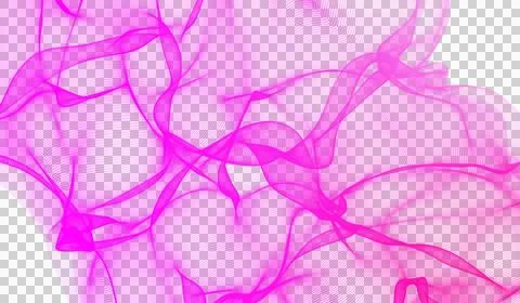 3D abstract digital technology pink particles network Ilustração Stock