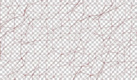 3D abstract digital technology red light network Illustrazione stock