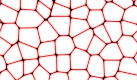 3D abstract digital technology stone red light on black background. Illustrazione stock