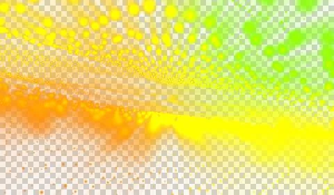 3D abstract digital technology yellow-orange light particles sphere energy Stock Illustration