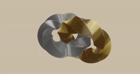 3d abstract element loop animation Stock Footage 187352977