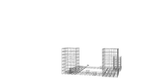 3d abstract factory forming Stock Footage 10765616