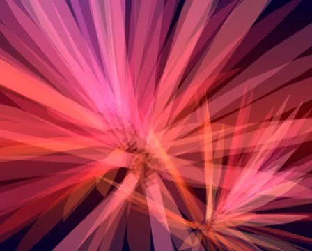 3D Abstract Floating Flowers Loop Stock Footage 8945046