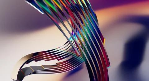 3d Abstract fluid gradient colorful  shape flowing with background graphics temp 스톡 사진