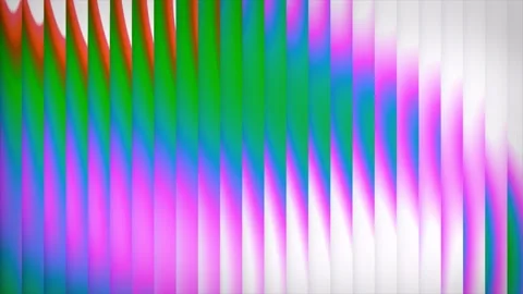 3D abstract futuristic gradient blending design with glass vertical striped Stock Footage 340547910