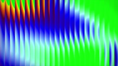 3D abstract futuristic gradient blending design with glass vertical striped Stock Footage 340547911