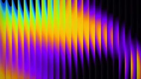 3D abstract futuristic gradient blending design with glass vertical striped Stock Footage 340547917