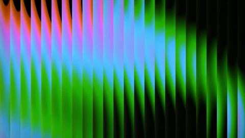 3D abstract futuristic gradient blending design with glass vertical striped Stock Footage 340547920