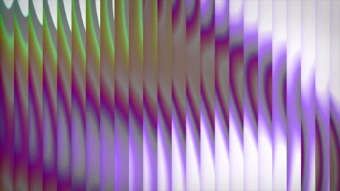 3D abstract futuristic gradient blending design with glass vertical striped Stock Footage 340547927