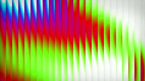3D abstract futuristic gradient blending design with glass vertical striped Stock Footage 340547947