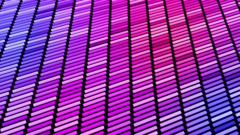 3d abstract geometric creative dark bg with looping flowing animation, black Stock Footage 154413762