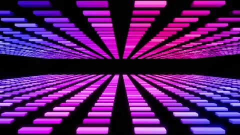 3d abstract geometric creative dark bg with looping flowing animation, black Stock Footage 155441393