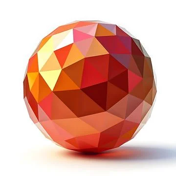 3D Abstract Geometric Sphere with patterns 스톡 일러스트