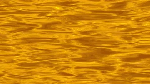 3D Abstract Golden Liquid Waves Stock Footage 158786243
