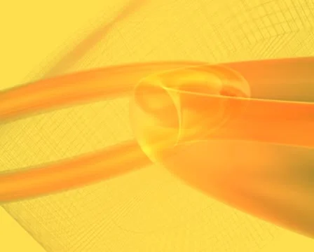 3D Abstract Golden Rings Loop Vídeo Stock 8931834