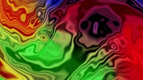 3d Abstract gradient color Animation Wavy and twirl Smooth Wall. Stock Footage 222374984