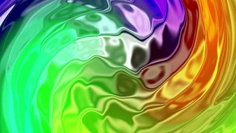 3d Abstract gradient color Animation Wavy and twirl Smooth Wall. Stock Footage 222391676