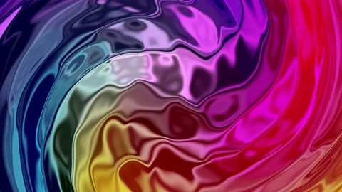 3d Abstract gradient color Animation Wavy and twirl Smooth Wall. Stock Footage 222391710