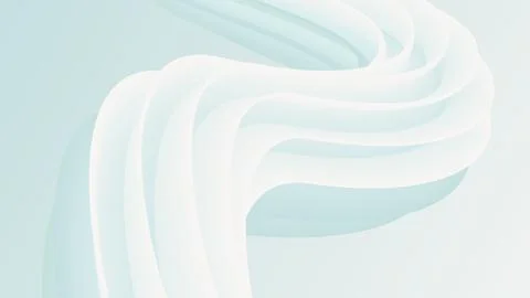3d Abstract Greenish Fluid Background. Stock Illustration