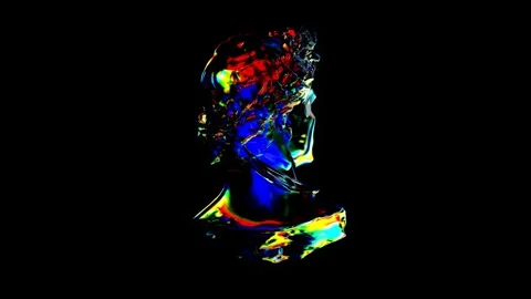 3d abstract human bust. Stockbeeldmateriaal 303905494