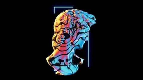 3d abstract human bust. Stockbeeldmateriaal 303983184