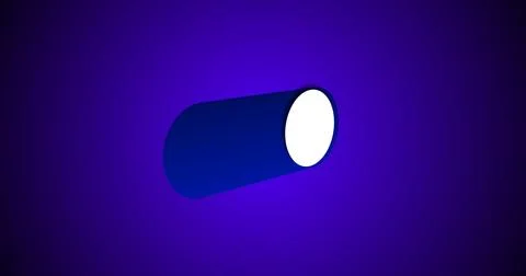 3D abstract illustration switch turns on and turns off button in high resol.. Stock Illustration